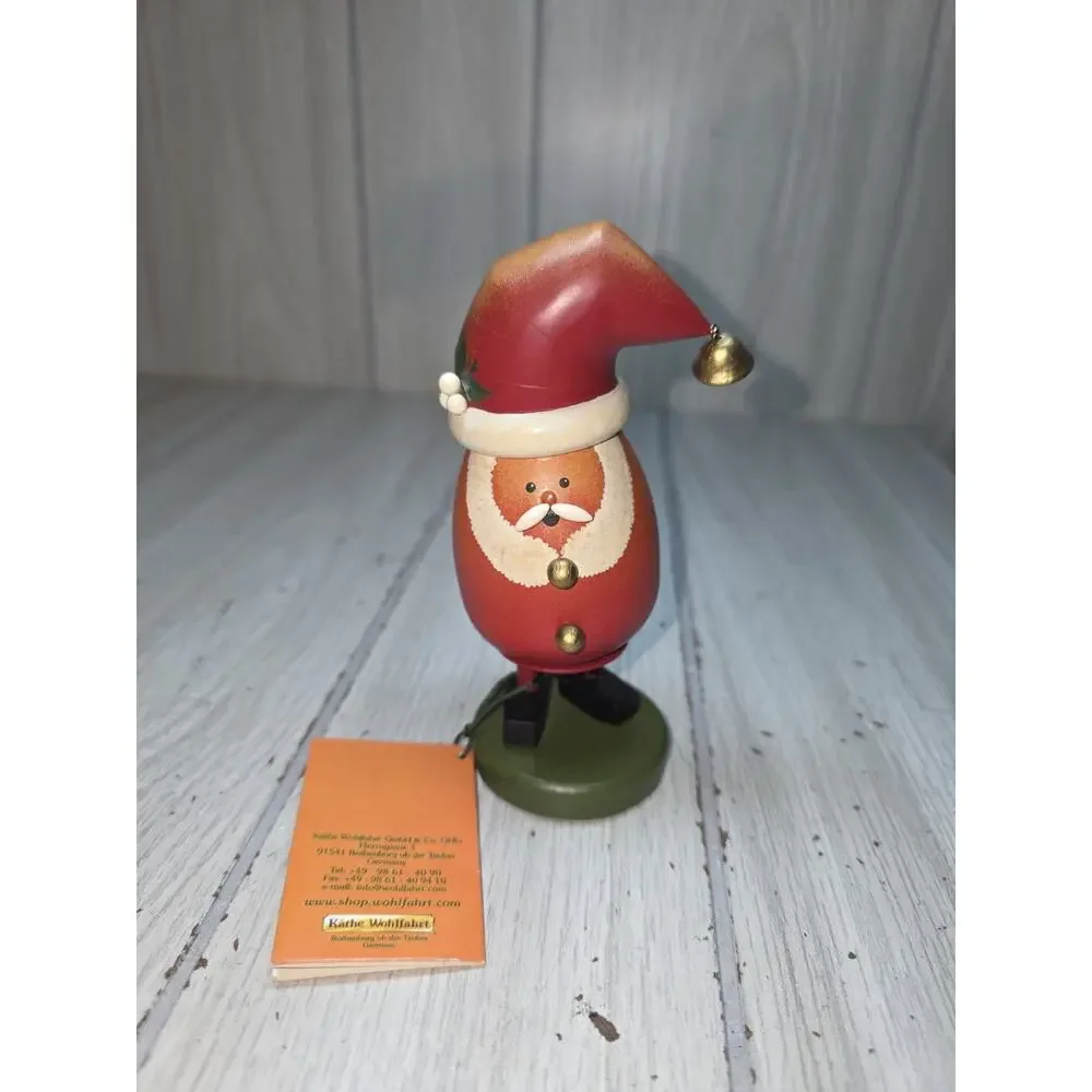Kathe Wohlfahrt Duftl Mannchen SMOKY SANTA Incense Smoker German NWT